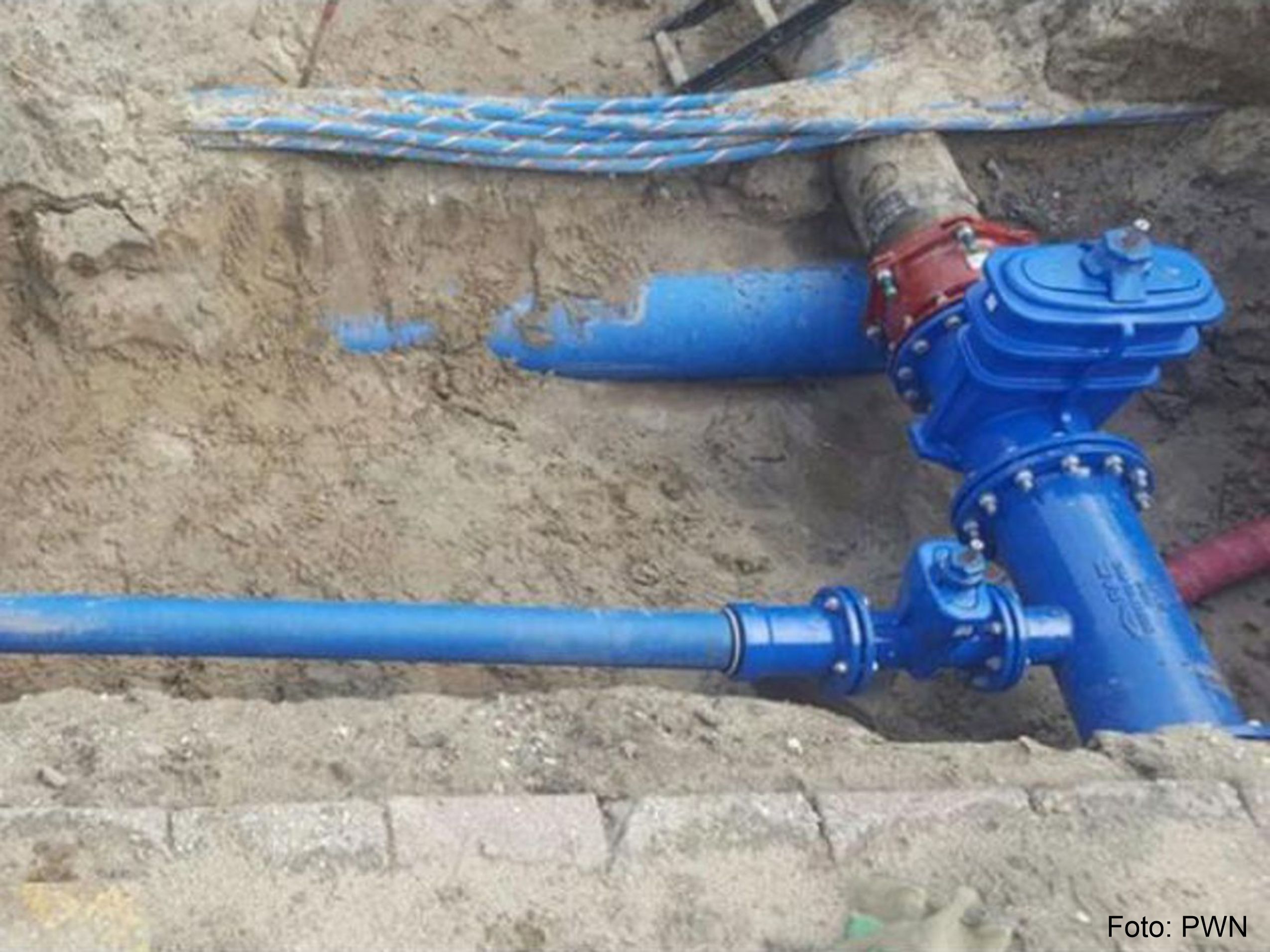 Drinkwaterleiding van PWN